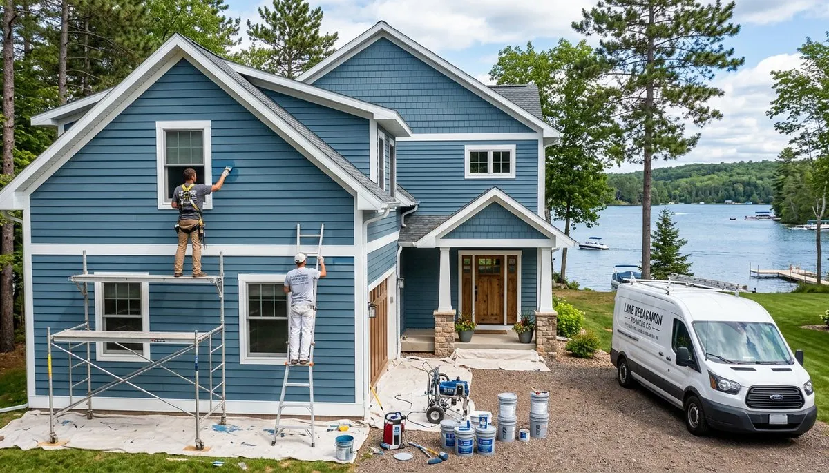 Professional house painters in Duluth MN providing expert residential exterior painting services